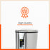 Bathla Silver Stainless Steel Step Bin For Home(35 Ltrs)